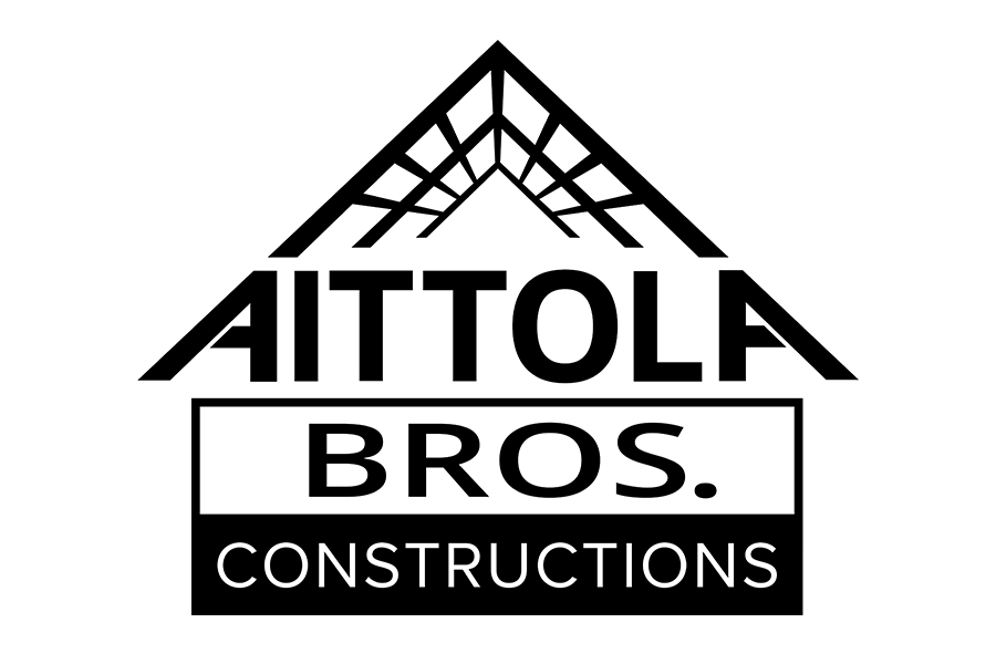 Aittola Bros. Constructions Logo - Reversed Black