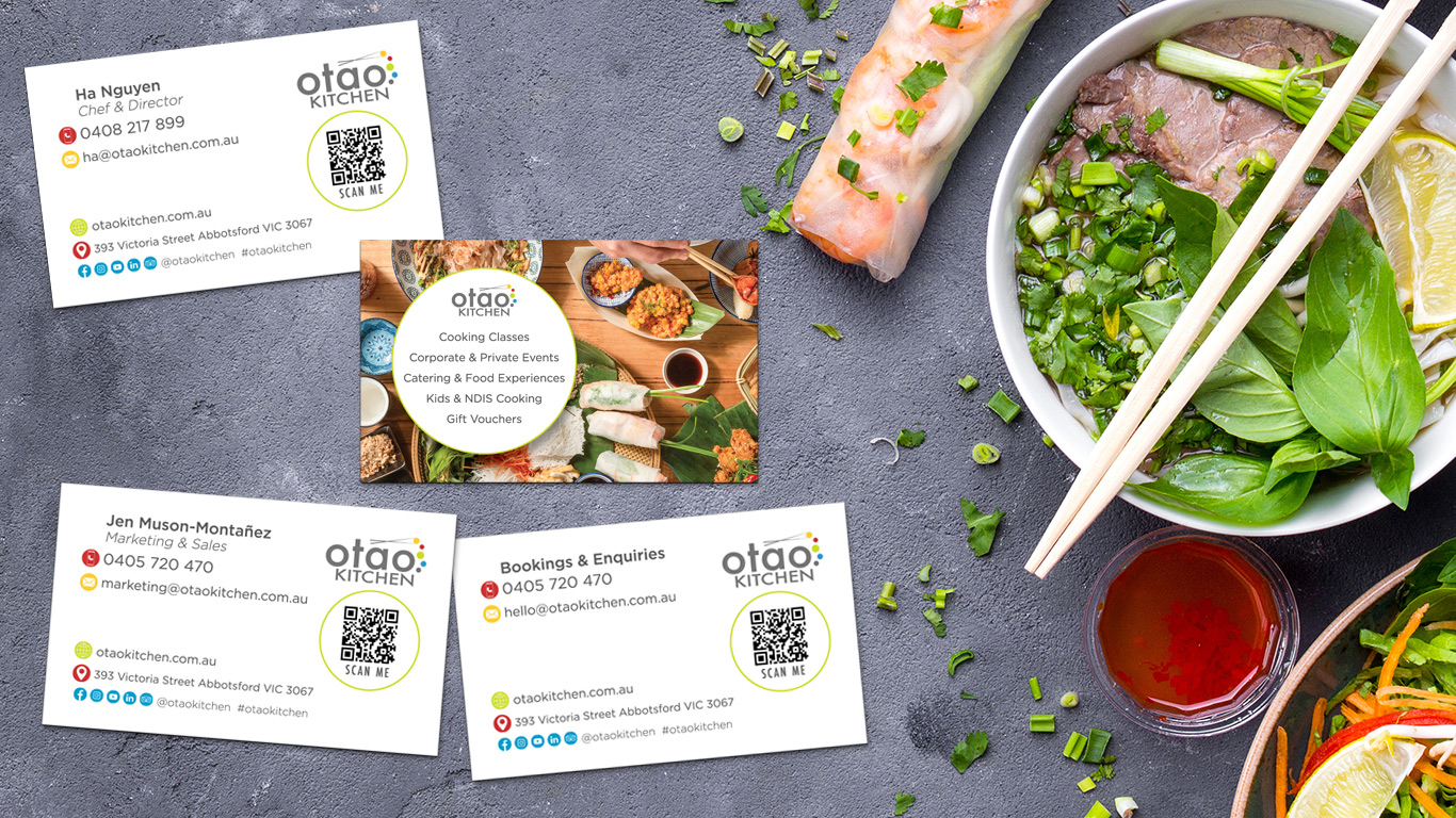 Otao Kitchen Business Cards