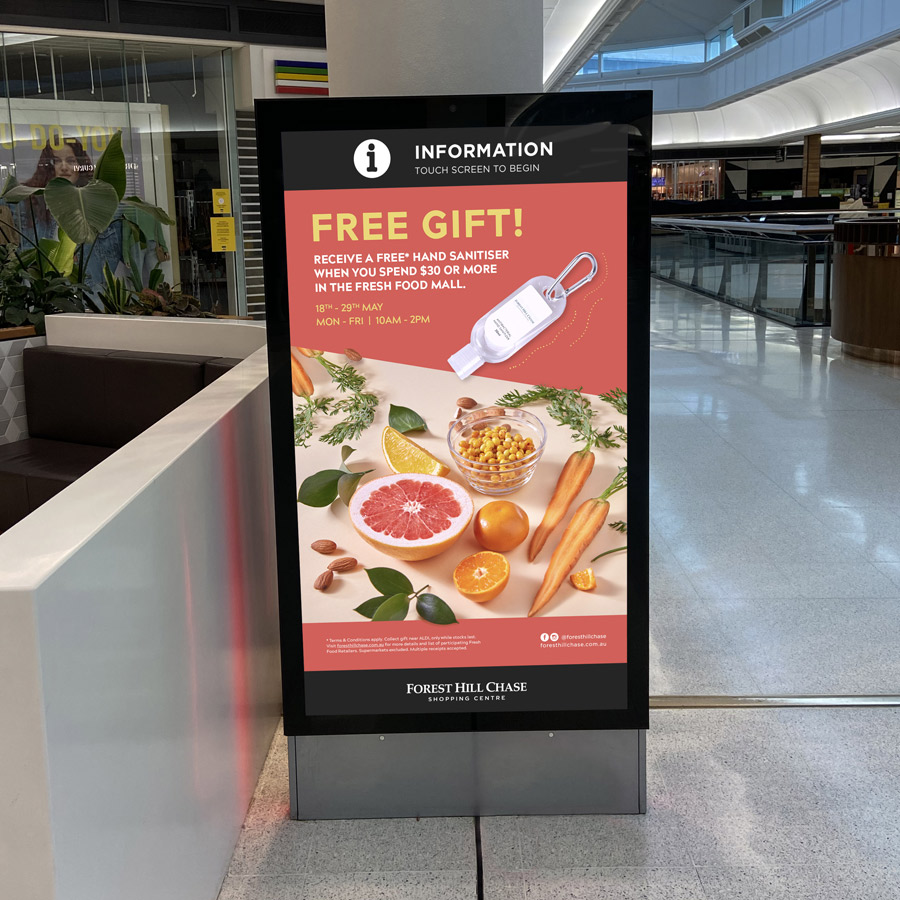 Digital Touchscreen Advertising - Forest Hill Chase - MegaPixel Multimedia