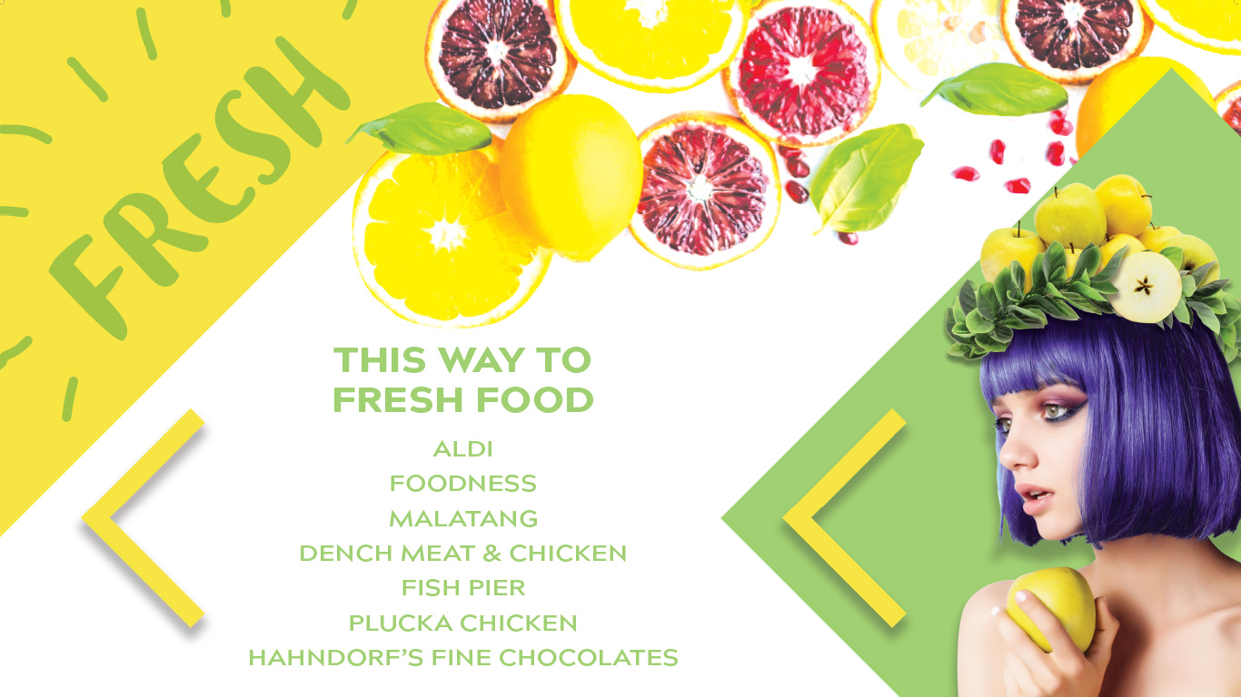 Canvas Banner for Shopfront Treatment at Forest Hill Chase - Full Size