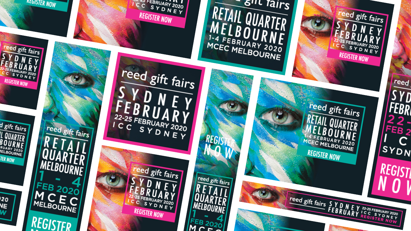 Google Ads Design for Reed Gift Fairs Sydney and Retail Quarter Melbourne