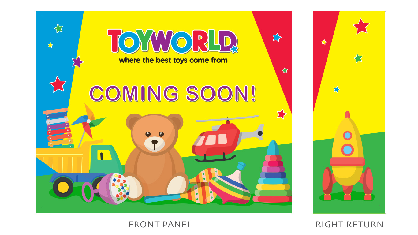 Toyworld Hoarding Panels