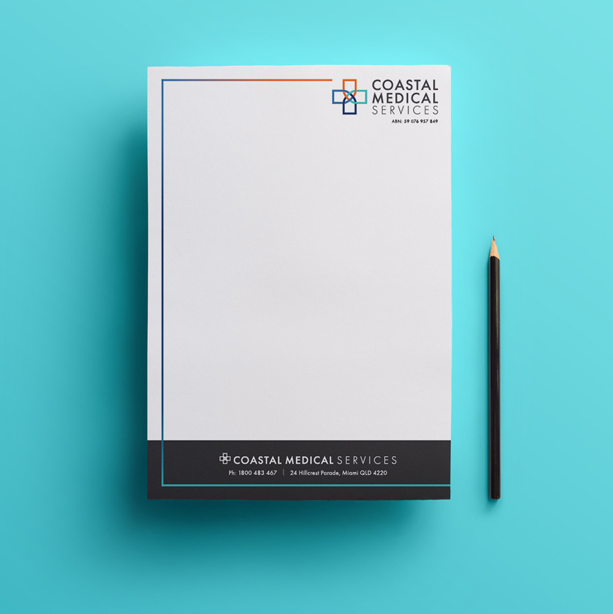 Coastal Medical Services Letterhead Mockup