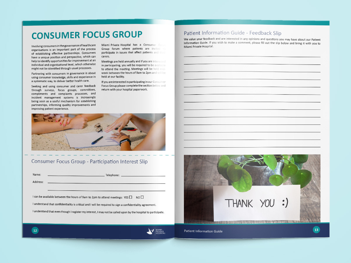 Miami Private Hospital Patient Information Guide - Pages 12-13