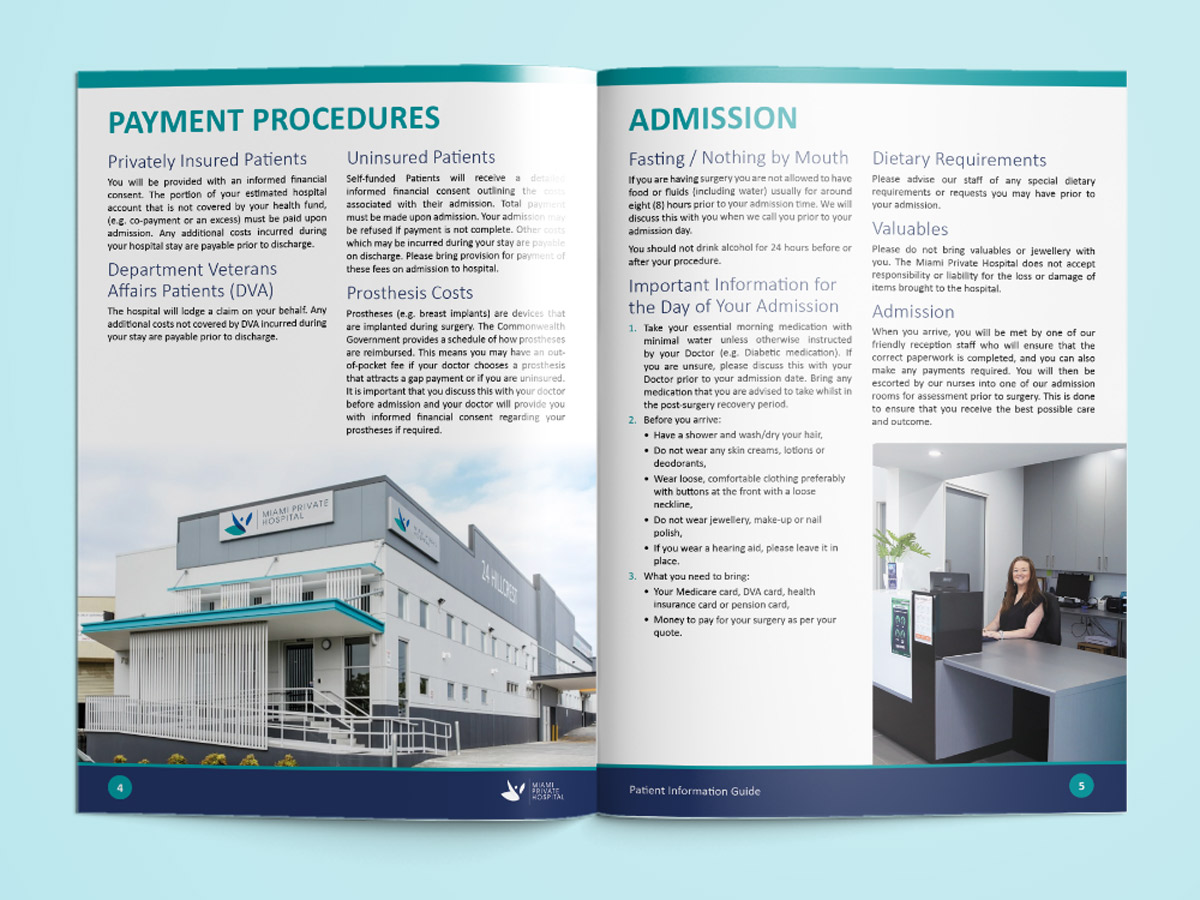 Miami Private Hospital Patient Information Guide - Pages 4-5