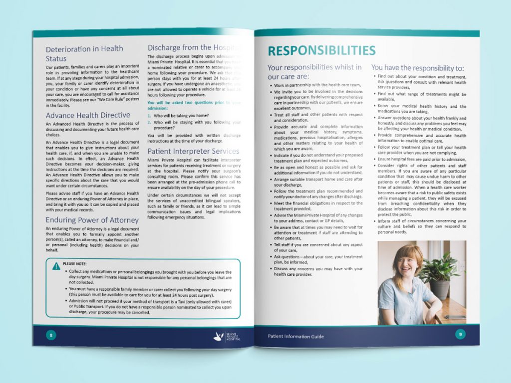 Patient Information Guide - Miami Private Hospital - MegaPixel Multimedia