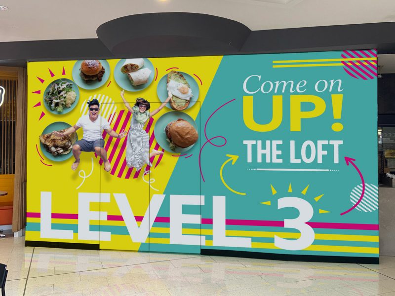 Hoarding Skin for The LOFT at Forest Hill Chase