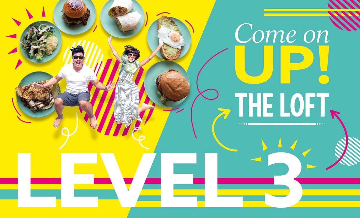 Original Design for a Hoarding Skin for The LOFT at Forest Hill Chase